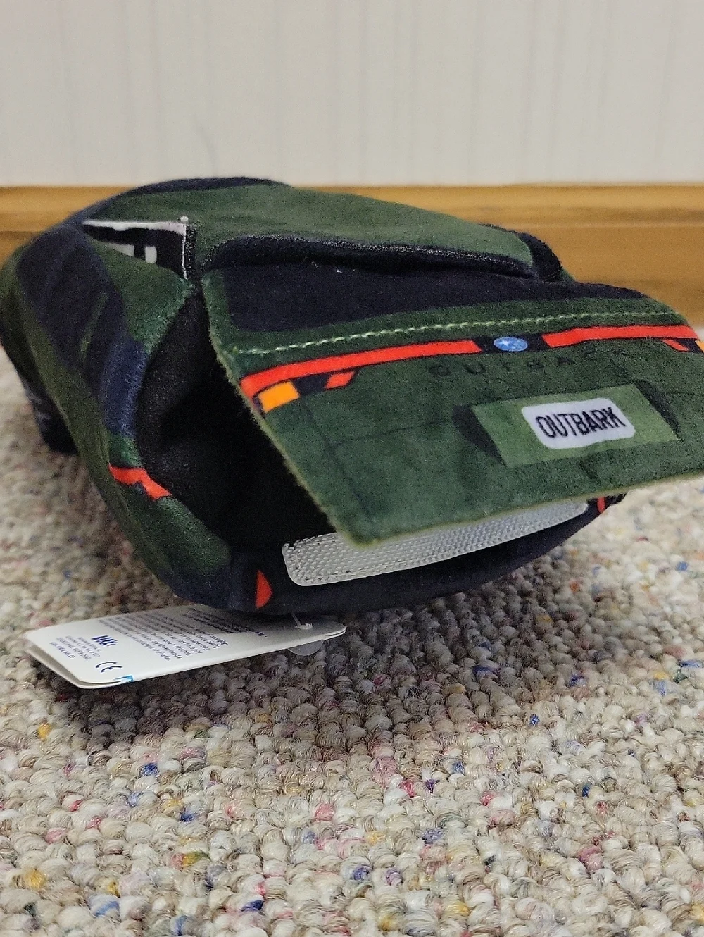 BARK Chewbaru Outback Adventure Pack Plush Car Toy - Green